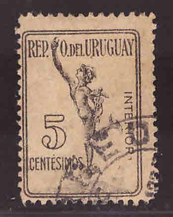 Uruguay Scott Q21 Used parcel post stamp