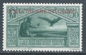 Italy Aegean Islands #C4 MH 50c Jupiter Sending His Eagle Issue Ovptd. Isole...