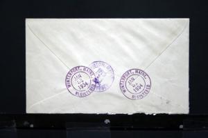 Cover - Registered Winterport ME to Lewiston ME 1934   S276