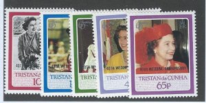 Tristan da Cunha   MNH SC# 429-433