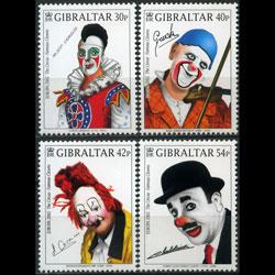 GIBRALTAR 2002 - Scott# 901-4 Europa-Clowns Set of 4 NH