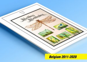 COLOR PRINTED BELGIUM 2011-2020 STAMP ALBUM PAGES (145 illustrated pages)