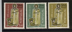 1962 PORTUGAL Stamp Day St. Zenon the Courier MNH** Set 20744-