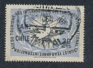 Chile 1967 Scott C278 used - ITY, international tourist year