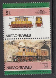 Tuvalu Niutao 19 Train MNH VF