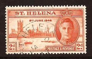 St Helena  #  128  used .         A