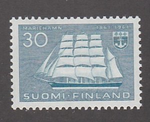 Finland, # 379, Ship Pomeron Mint  Hinged, 1/3 Cat.