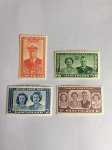 Basutoland Royal Visit set 1947 Mint Hinged