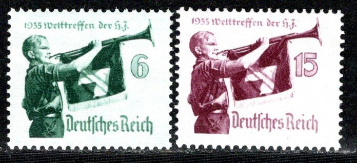 Germany Reich Scott # 463 - 464, mint nh