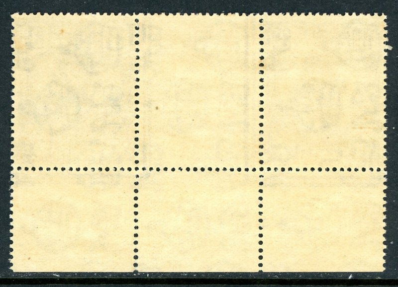 Malta 1922 British QV  3p Ultramarine Scott #105 Gutter Pair MNH U720 ⭐⭐⭐⭐⭐⭐