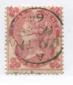 1862 QV 3d PF used with a Malta 1864 CDS