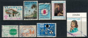 Colombia #809-13,7-9  CV $2.00