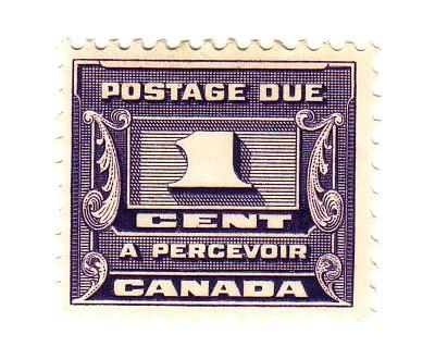 Canada Sc J11 1934 1 c postage due stamp mint NH