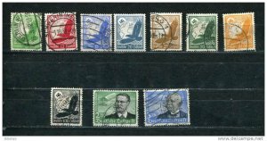 Germany 1934 Mi 529-3 535-9 Used CV 94 euro