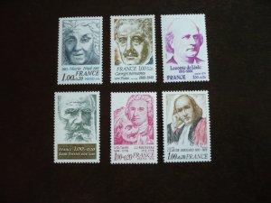 Stamps - France - Scott# B505-B510 - Mint Never Hinged Set of 6 Stamps