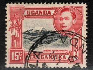 Kenya and Tanganyika protectorates Scott 72 Used
