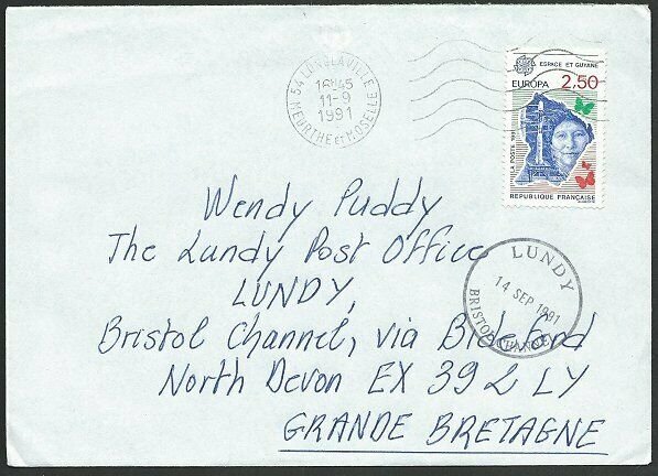 FRANCE TO LUNDY 1991 cover - arrival cds...................................48806