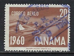 PANAMA C242 VFU AIRPLANE I389-5