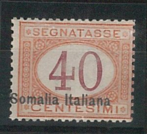 56870  - COLONIE: Somalia  - VARIETA' varietà - Sassone SEGNATASSE 27aa *  RARO