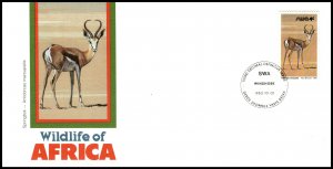 South West Africa 450 Springbok Fleetwood U/A FDC