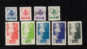 LEBANON - LIBAN USED SC# 287-295