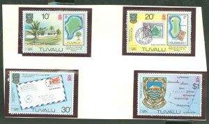 Tuvalu #133-136 Mint (NH) Single (Complete Set)