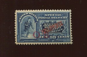 Philippines E1 Var RED Bandholtz O.B. Official Business Special Delivery Stamp