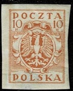 1919 Poland Scott Catalog Number 123 Used