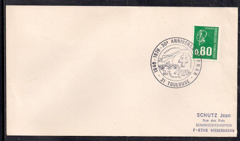France 1976 cover Special PMK Toulouse (K312)