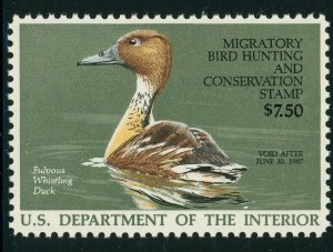 RW53 Fulvous Whistling Duck Stamp $7.50 MNH  Single   