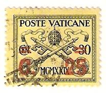 Vatican  Scott # 14    Used