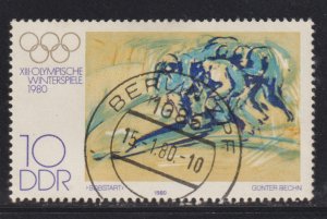 Germany DDR 2063 Olympic Bobsledding 1980