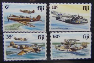 Fiji 1981 World War 2 Aircraft set MNH