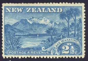 New Zealand 1898 'Milford Sound' 2½d blue (inscribed WAKATIPU) MNH. SG 250.