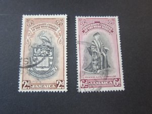 Jamaica 1951 Sc Sc 146-7 set FU