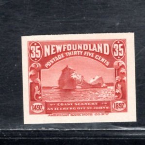 NEWFOUNDLAND  SC# 73P VF/CARD PROOF