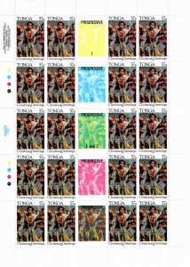 Tonga 1986 MNH Sc 644-5 Sheets of 20