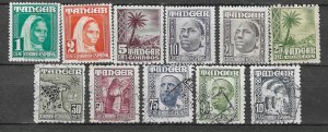 Tanger / Spanish Morocco L12-217 (MH) L18,L20-L22,L25(U) CV $3.15