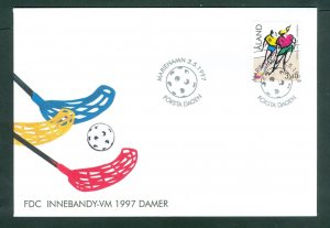 Aland. FDC 1997. Women's World Floorball  Champ . Sc.# 134