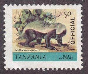 Tanzania O30 Honey Badger O/P 1980