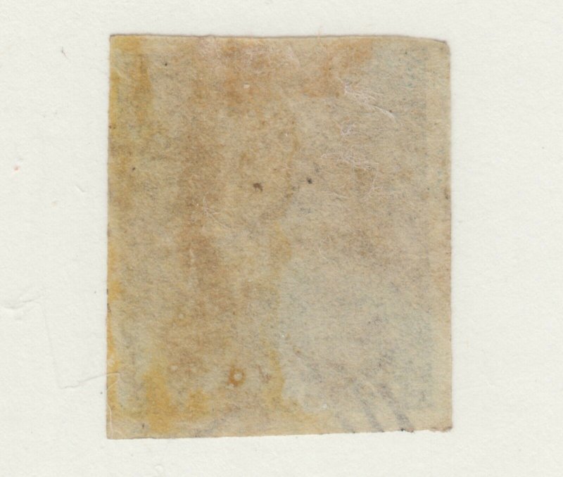 Barbados Sc 3, SG 4a, used. 1852 2p  slate blue Britannia, imperf, sound, VF. 