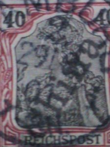 ​GERMANY-1898  BPP ERROR-OFFICE IN CHINA SCOTT NOT LISTED USED 125 YEARS OLD