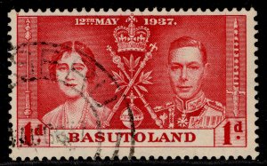 BASUTOLAND GVI SG15, 1d scarlet, FINE USED.