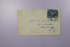 CSA - SC# 1 Used - 1862 Richmond VA - Crisp Cancel Cover - L37845