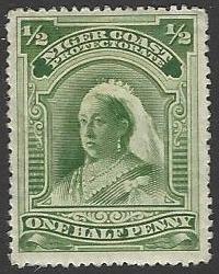 Niger Coast Protectorate #55 Mint HR Queen Victoria (HR2)