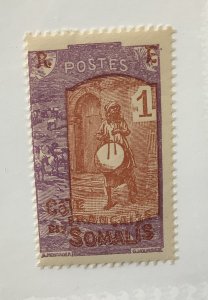 Somali Coast 1915  Scott 80 MH - 1c, Drummer