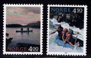 Norway Scott 1036-1037 MNH** 1993 Norden outdoor sports set