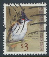 Hong Kong  SG 1408 Sc# 1238 Bulbul  Used  see detail & scan