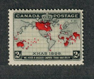 Canada Sc#85 M/LH/F-VF, Good Color, Cv. $45