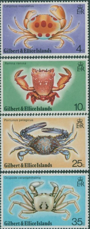 Gilbert & Ellice Islands 1975 SG243-246 Crabs set MNH                